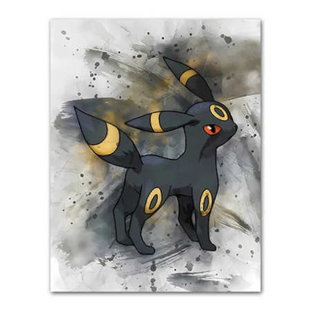 Peinture par Numéros Pokémon - Noctali Tempête Foudroyante