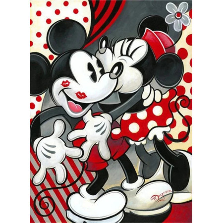 Peinture à Numéros Disney Mickey & Minnie - L'Amour Eternel