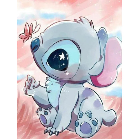 Peinture à numéros Disney Lilo & Stitch - Stitch le petit alien adorable