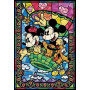 Peinture par numéro Disney Mickey & Friends - Vitrail Festif Multicolore