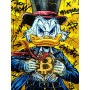 Peinture par Numéro Pop Art Bitcoin - Canard Rebelle Street Art