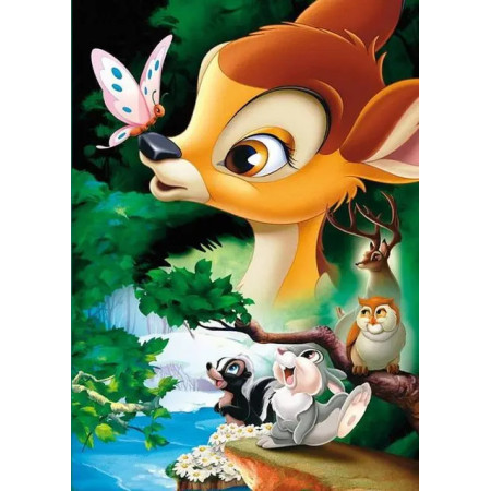 Kit Peinture par Numéro Disney Bambi - Loisir Créatif Officiel