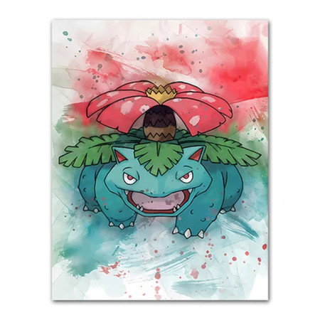 Peinture par Numéros Pokémon - Bulbizarre Eclosion Végétale