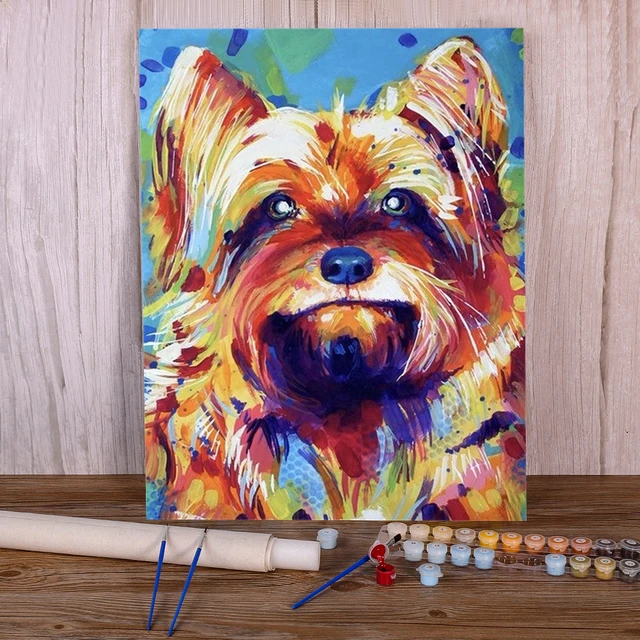 Peinture Par Numéro Chien Bella