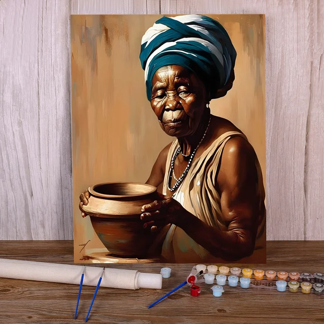 Peinture par Numéro - Sagesse Africaine