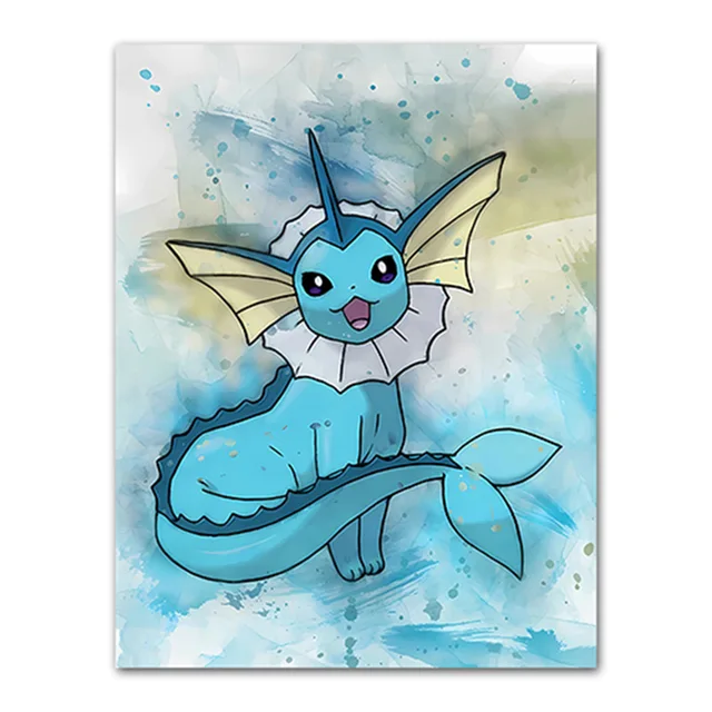 Peinture par Numéros Pokémon - Batracié Joyeuse Envolée