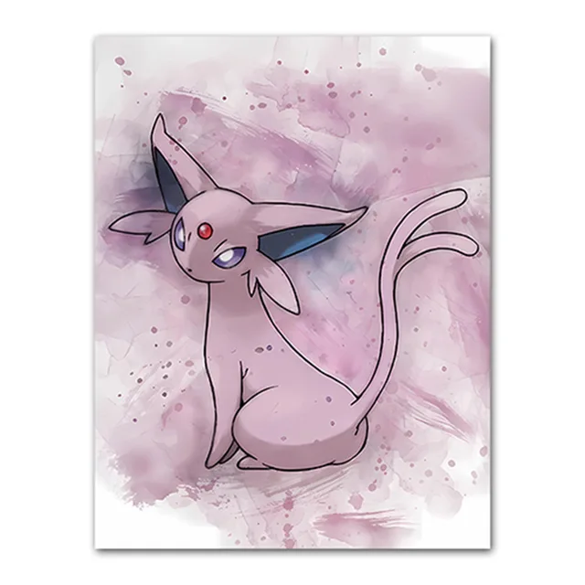 Peinture par Numéros Pokémon - Feunard Ténèbres Mystiques