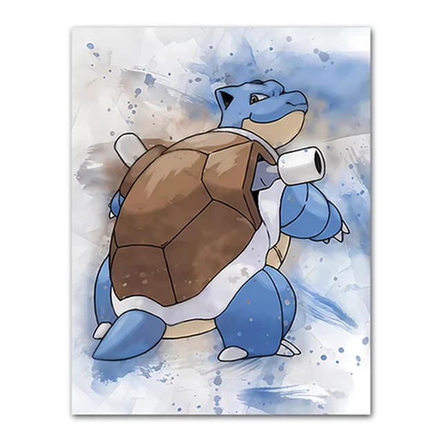 Peinture par Numéros Pokémon - Tortank Robuste